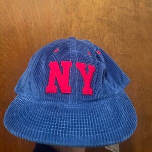 Royal Blue Corduroy NY Ralph Lauren Hat